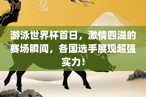 游泳世界杯首日，激情四溢的赛场瞬间，各国选手展现超强实力！