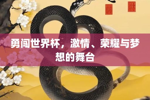 勇闯世界杯，激情、荣耀与梦想的舞台