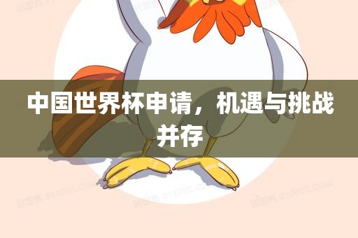 中国世界杯申请，机遇与挑战并存