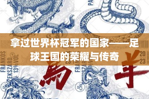 拿过世界杯冠军的国家——足球王国的荣耀与传奇
