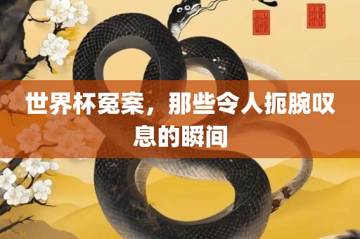 世界杯冤案，那些令人扼腕叹息的瞬间