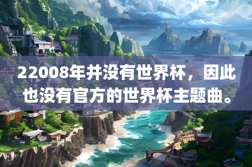 22008年并没有世界杯，因此也没有官方的世界杯主题曲。漯河市盈旭机械设备有限公司