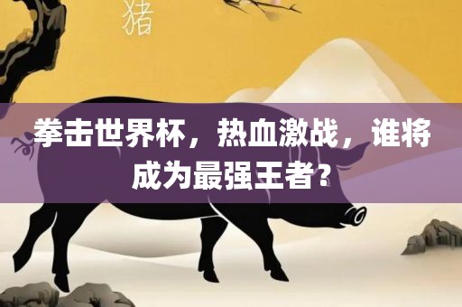 拳击世界杯，热血激战，谁将成为最强王者？