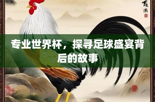 专业世界杯，探寻足球盛宴背后的故事漯河市盈旭机械设备有限公司