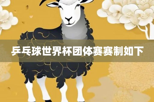 乒乓球世界杯团体赛赛制如下