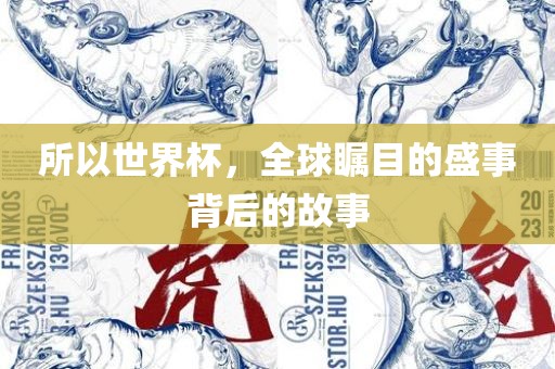 所以世界杯，全球瞩目的盛事背后的故事漯河市盈旭机械设备有限公司
