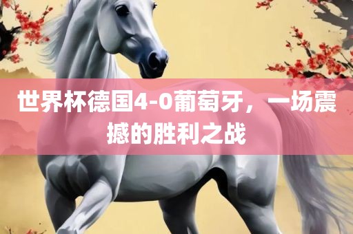 世界杯德国4-0葡萄牙，一场震撼的胜利之战漯河市盈旭机械设备有限公司