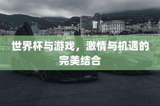 世界杯与游戏，激情与机遇的完美结合漯河市盈旭机械设备有限公司