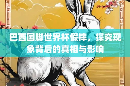 巴西国脚世界杯假摔，探究现象漯河市盈旭机械设备有限公司背后的真相与影响