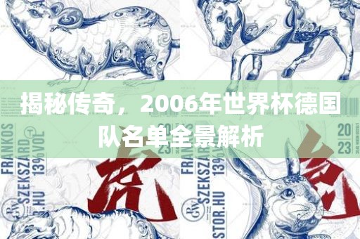 揭秘传奇，2006年世界杯德国队名单全景解析漯河市盈旭机械设备有限公司