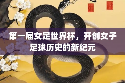 第一届女足世界杯，开创女子足球历史的新纪元