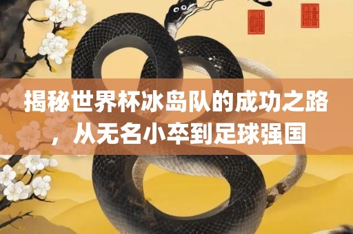揭秘世界杯冰岛队的成功之路，从无名小卒到足球强国漯河市盈旭机械设备有限公司