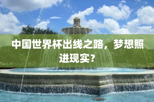 中国世界杯出线之路，梦想照进现实？漯河市盈旭机械设备有限公司
