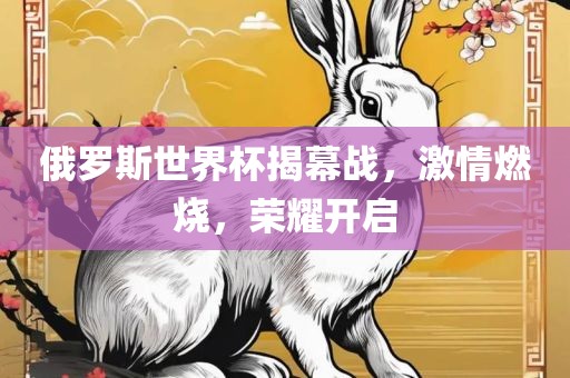 俄罗斯世界杯揭幕战，激情燃烧，荣耀开启