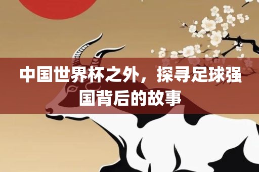 中国世界杯之外，探寻足球强国背后的故漯河市盈旭机械设备有限公司事