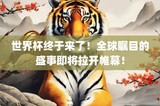 世界杯终于来了！全球瞩目的盛事即将拉开帷幕！漯河市盈旭机械设备有限公司
