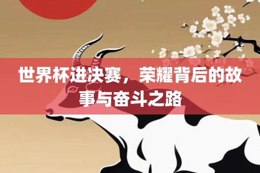 世界杯进决赛，荣耀背后的故事与奋斗之路漯河市盈旭机械设备有限公司