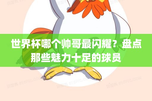 世界杯帅哥