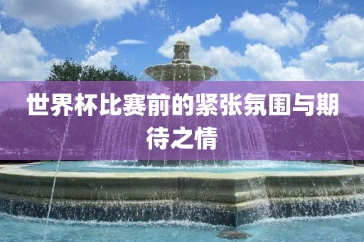 世界杯比赛漯河市盈旭机械设备有限公司前的紧张氛围与期待之情