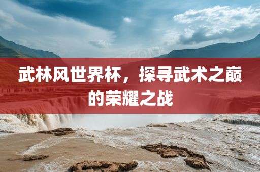 武林风世界杯，探寻武术之巅的荣耀之战