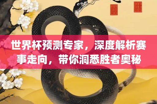 世界杯预测专家，深度解析赛事走向，带你洞悉胜者奥秘