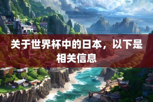 关于世界杯中的日本，以下是相关信息