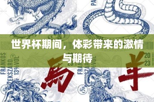世界杯期间，体彩带来的激情与期待