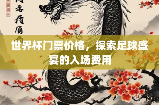 世界杯门票价格，探索足球盛宴的入场费用