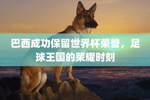 巴西成功保留世界杯荣誉，足球王国的荣耀时刻