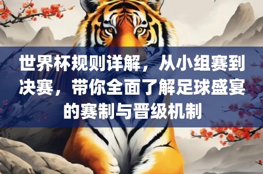 世界杯规则详解，从小组赛到决赛，带你全面了解足球盛宴的赛制与晋级机制
