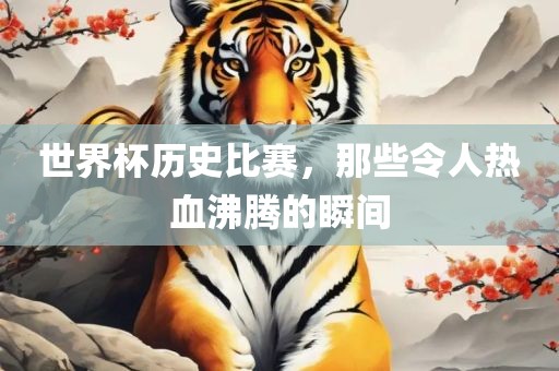 世界杯历史比赛，那些令人热血沸腾的瞬间