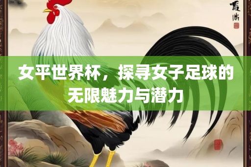 女平世界杯，探寻女子足球的无限魅力与潜力