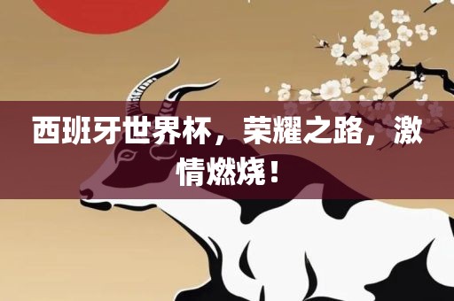 西班牙世界杯，荣耀之路，激情燃烧！